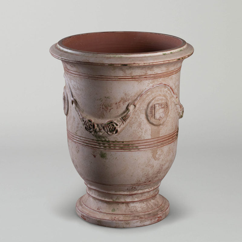 Anduze Vase Old Patina | traditional french Pottery planter