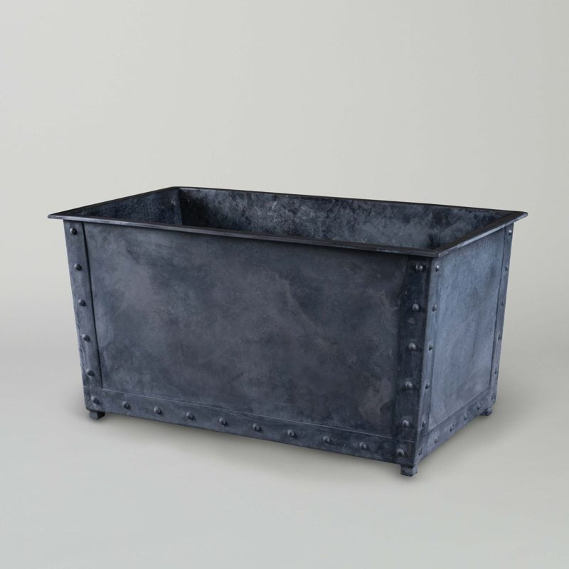 Angle Trough | galvanised industrial Zinc trough planter