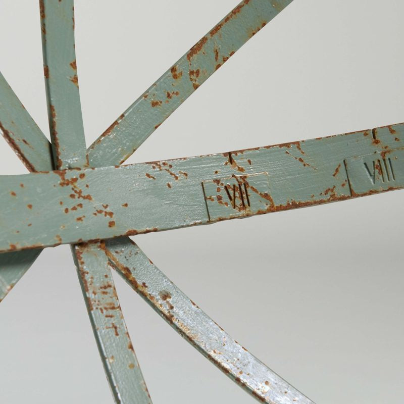 Armillary Sphere Sundial | Distressed Wrought Iron