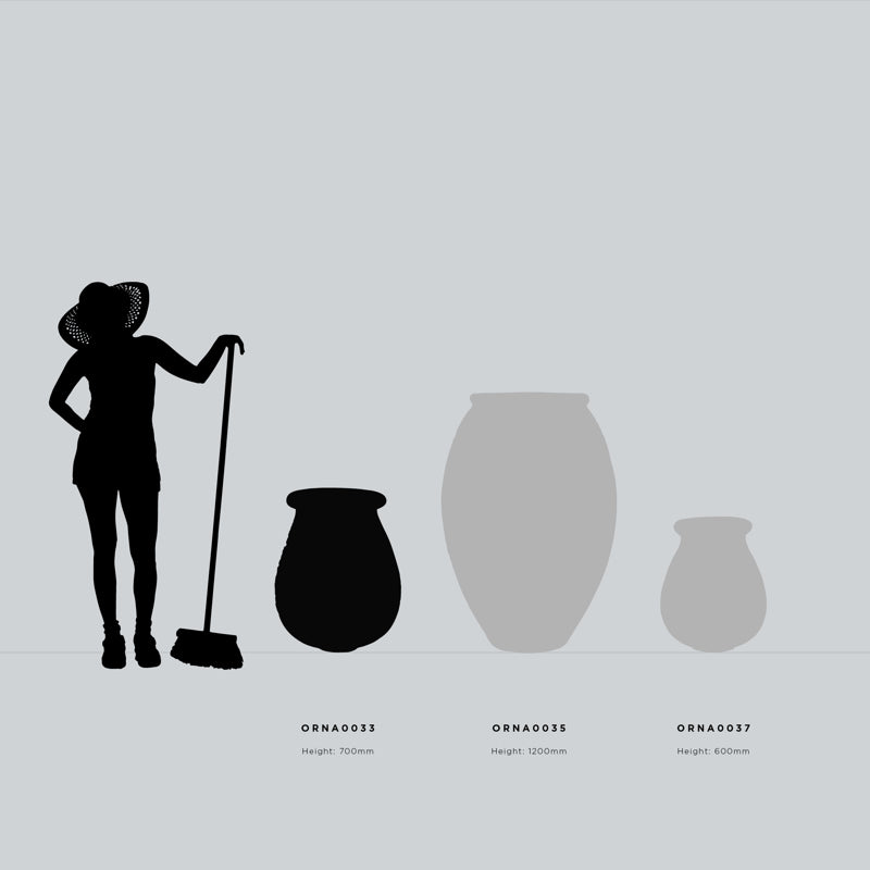 Biot Jar Provence Patina With Ivory Glaze Collar | Pottery