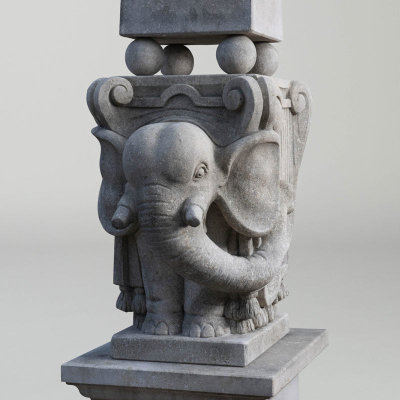 Elephant Obelisk | Limestone