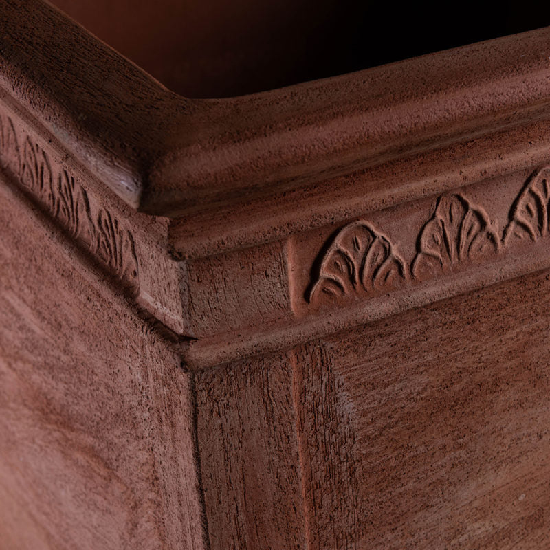 Florentine Box | frost resistant Terracotta cube planter