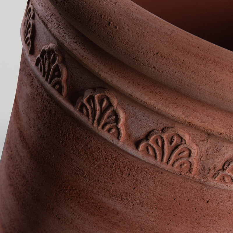 Florentine Planter | frost resistant Terracotta cylinder pot