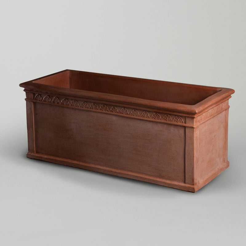 Florentine Trough | elegant large Terracotta patio planter