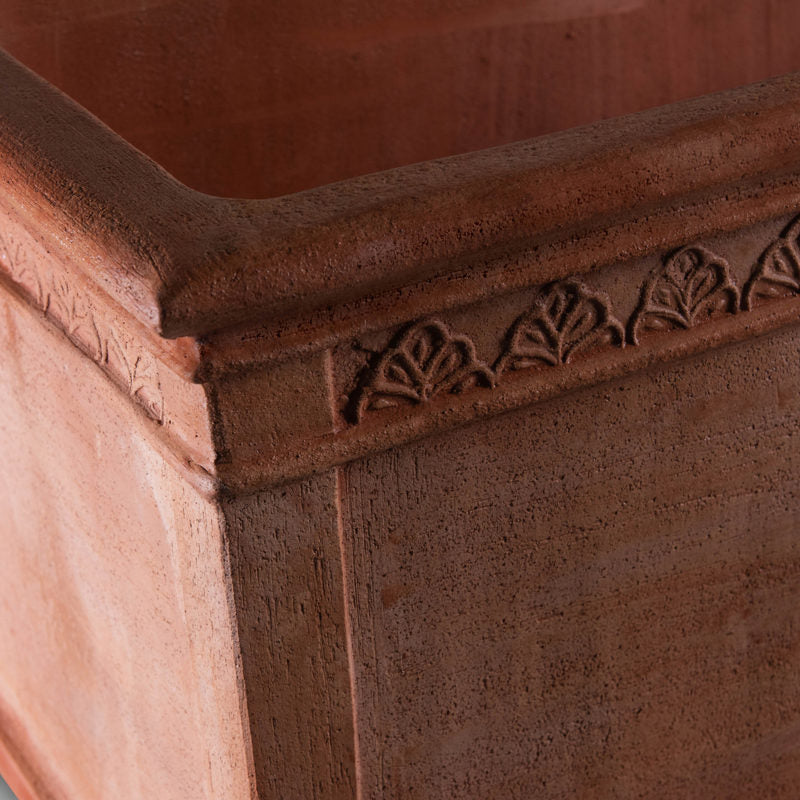 Florentine Trough | elegant large Terracotta patio planter