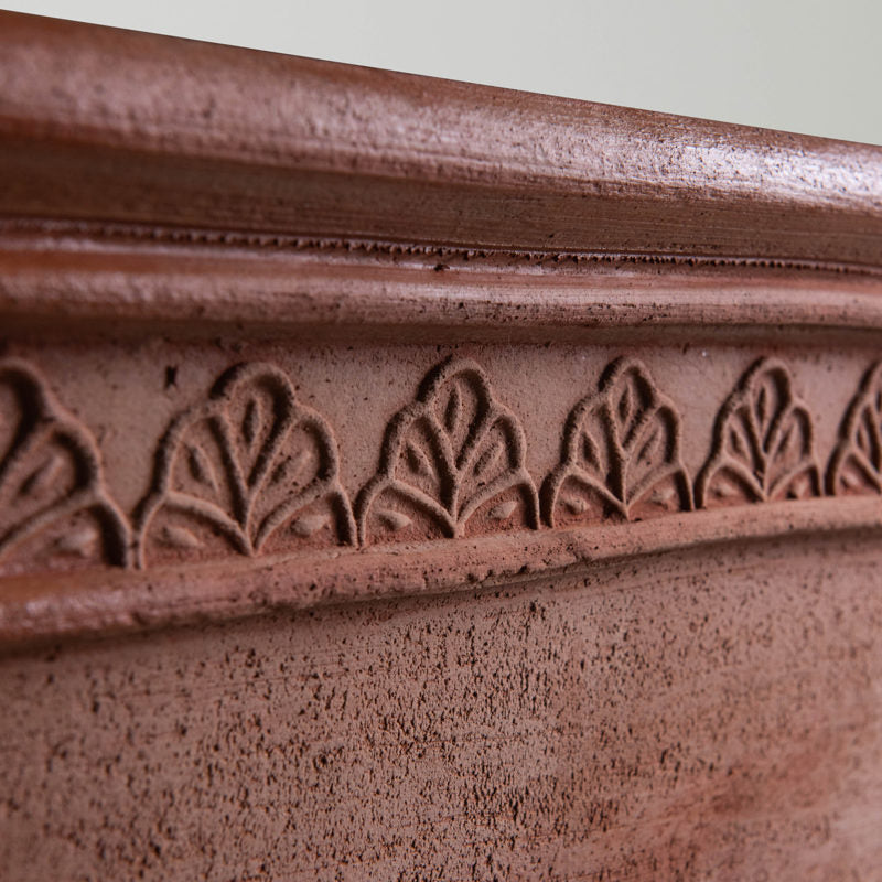 Florentine Trough | elegant large Terracotta patio planter