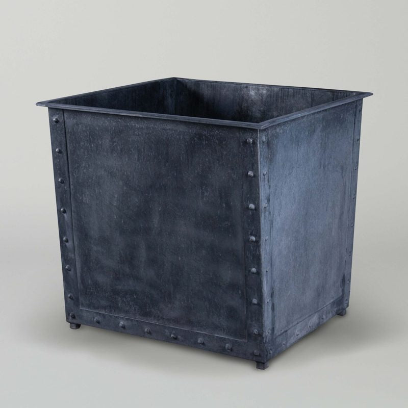 Large Angle Planter | Zinc