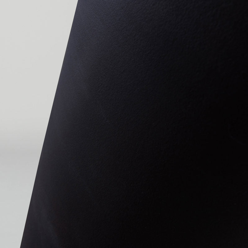 Large Beaker Pot | tall modern grey black Pottery planter