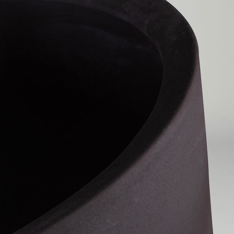 Large Bologna Bowl | large grey contemporary Terracotta pot