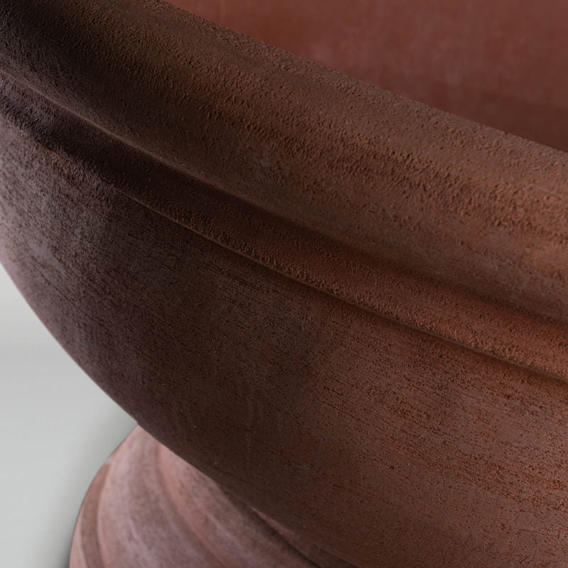 Large Faenza Bowl | wide plain Terracotta garden planter