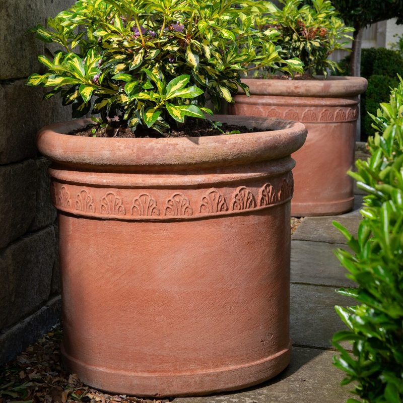 Large Florentine Planter | big Terracotta garden planter
