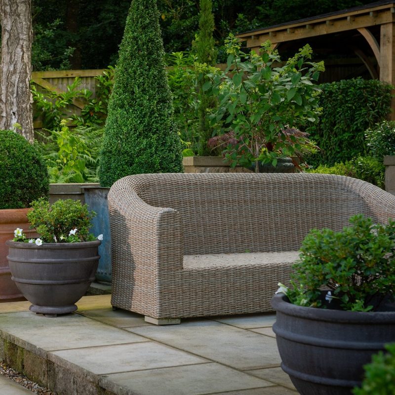 Milano Bowl | grey egg cup shape Terracotta garden planter