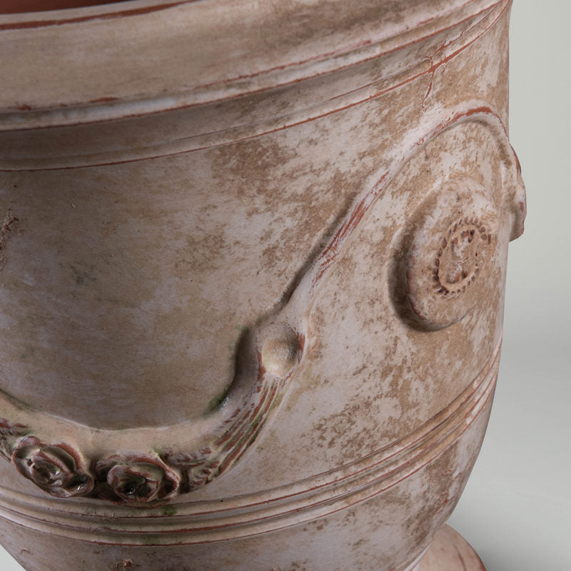 Small Anduze Vase Old Patina | glazed French Pottery